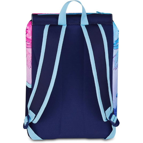 SEVEN 20H302501 ZAINO STITCH, Doppio Scomparto Estensibile, Lilla, Maxi Capienza, Schienale Preformato