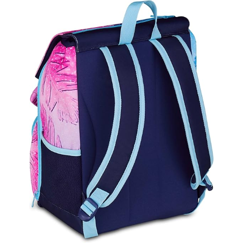 SEVEN 20H302501 ZAINO STITCH, Doppio Scomparto Estensibile, Lilla, Maxi Capienza, Schienale Preformato