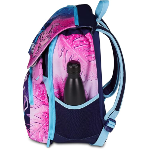 SEVEN 20H302501 ZAINO STITCH, Doppio Scomparto Estensibile, Lilla, Maxi Capienza, Schienale Preformato