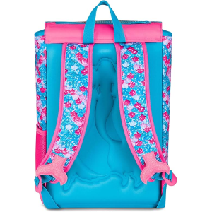 SEVEN 20H902501 ZAINO SIRENETTA MERMAID MAGIC, Doppio Scomparto Estensibile, Celeste, Maxi Capienza, Schienale Preformato