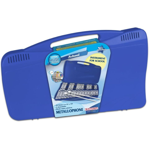 BONTEMPI 55 2530 RainbowSounds: Metallofono Cromatico a 25 Note con Astuccio in Plastica per Esplorare Melodie Colorate