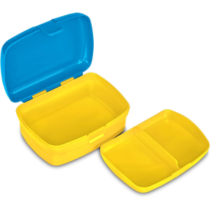 SEVEN SET PORTAMERENDA + BORRACCIA SPIDEY AMAZING FRIENDS, Divisorio interno, Borraccia 460ml ermetica, Facile da aprire