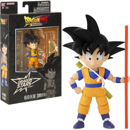 BANDAI – Dragon Ball Daima – Kid Goku – Action Figure Snodabile Dragon Stars 17 cm – Mini figura articolata di Goku – Licenza Ufficiale