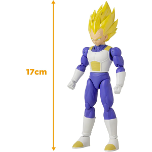 Dragon Ball Super Bandai Super Saiyan Vegeta – Action figure snodabile Dragon Stars 17 cm – Super Saiyan Vegeta con accessori