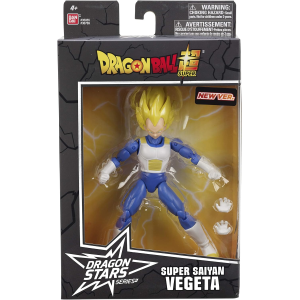 Dragon Ball Super Bandai Super Saiyan Vegeta – Action figure snodabile Dragon Stars 17 cm – Super Saiyan Vegeta con accessori