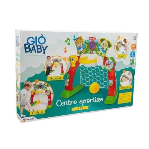 GIOCHERIA GGI240324 GIO' BABY CENTRO SPORTIVO 4 IN 1 - 18 MESI+