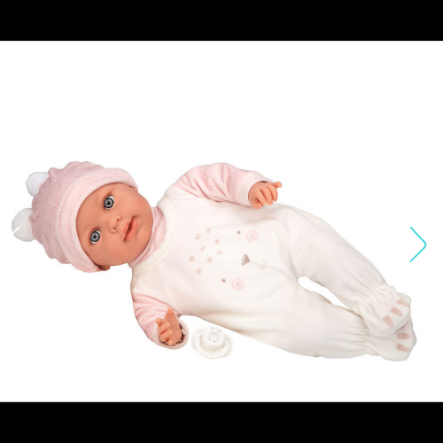ARIAS POS250009 Bambola GIADA BEBE' 42 CM.