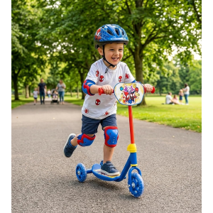 MONOPATTINO SPIDEY MARVEL 3 RUOTE, MY FIRST SCOOTER Monopattino Baby per bambini da 2 anni