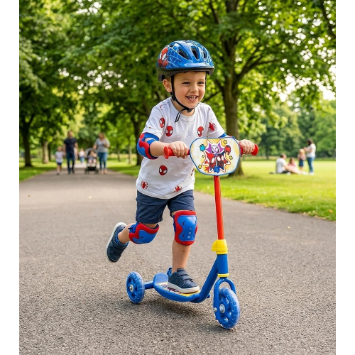 MONOPATTINO SPIDEY MARVEL 3 RUOTE, MY FIRST SCOOTER Monopattino Baby per bambini da 2 anni
