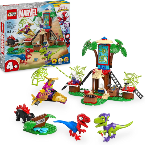 LEGO 11200 MARVEL Spidey e i Suoi Fantastici Amici, Battaglia con il Raptor al Quartier Generale sull’Albero di Spider-Man e Gobby