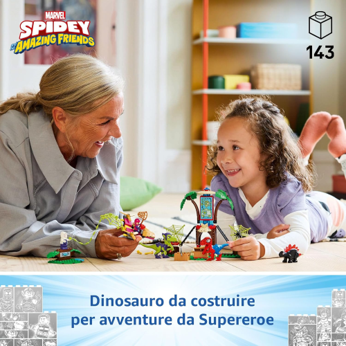 LEGO 11200 MARVEL Spidey e i Suoi Fantastici Amici, Battaglia con il Raptor al Quartier Generale sull’Albero di Spider-Man e Gobby