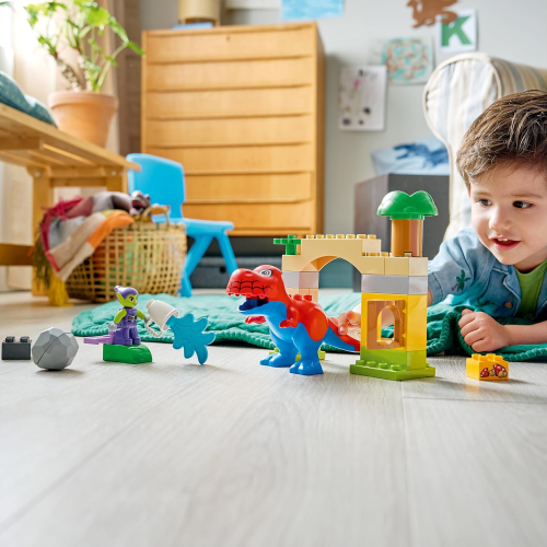 LEGO 10463 DUPLO MARVEL SPIDEY  Dinosauro Spidey-Rex vs. Goblin - Giocattolo per lo Sviluppo della Motricità Fine - 2 ANNI+