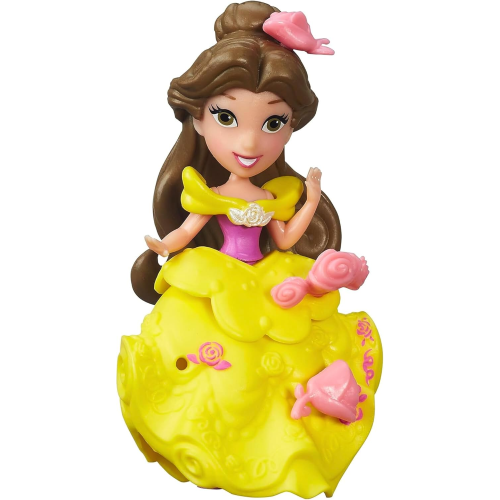 HASBRO PRINCIPESSA BELLE MINI, Disney B5325 - Mini Principessa BELLE 8 CM. - 4 ANNI+