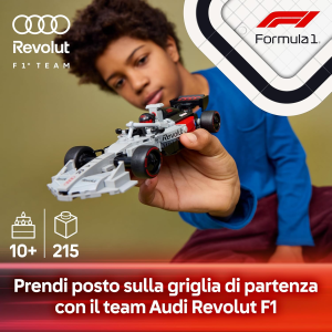 LEGO 77259 SPEED Champions Auto da Corsa Audi Revolut F1 Team R26 Giocattolo - Kit Modellismo con Minifigure del Pilota da Collezione