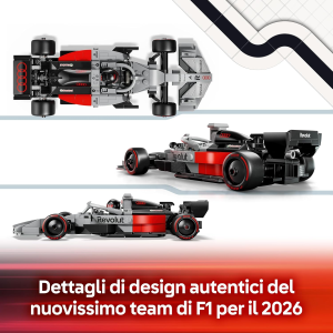 LEGO 77259 SPEED Champions Auto da Corsa Audi Revolut F1 Team R26 Giocattolo - Kit Modellismo con Minifigure del Pilota da Collezione