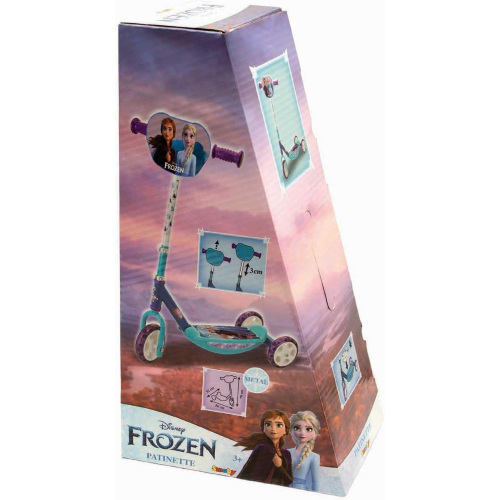 SMOBY 750919 MONOPATTINO FROZEN 3 RUOTE - 3 ANNI+