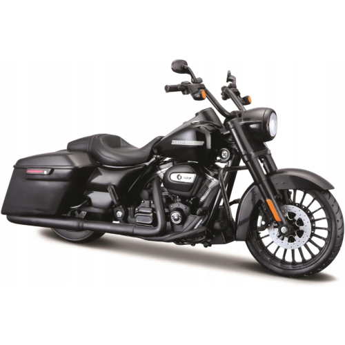 MAISTO 32336 MOTO HARLEY DAVIDSON, ROAD KING SPECIAL H-D CUSTOM, Black Motorcycle SCALA 1/12