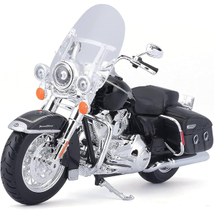 MAISTO 32322 MOTO HARLEY DAVIDSON, FLHRC ROAD KING CLASSIC, H-D CUSTOM, Black Motorcycle SCALA 1/12