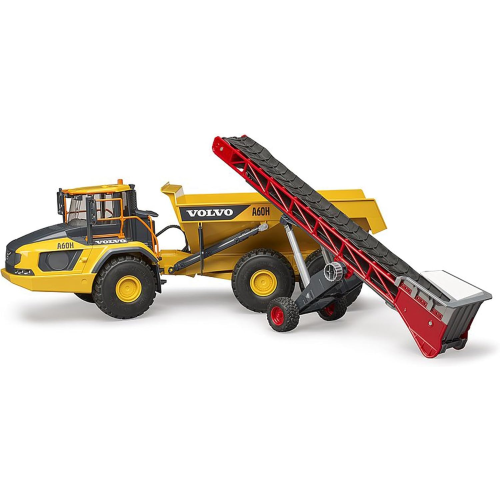 BRUDER 02031 NASTRO TRASPORTATORE, timone pieghevole, telaio regolabile in altezza