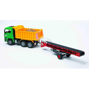 BRUDER 02031 NASTRO TRASPORTATORE, timone pieghevole, telaio regolabile in altezza