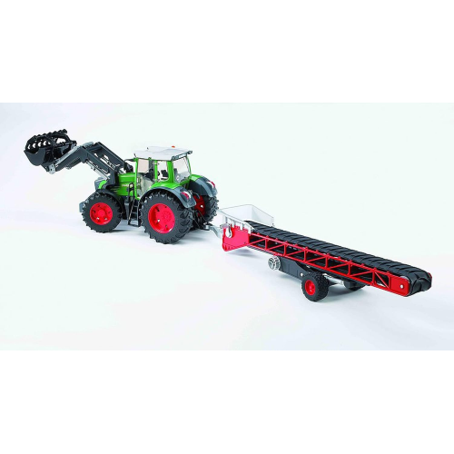 BRUDER 02031 NASTRO TRASPORTATORE, timone pieghevole, telaio regolabile in altezza