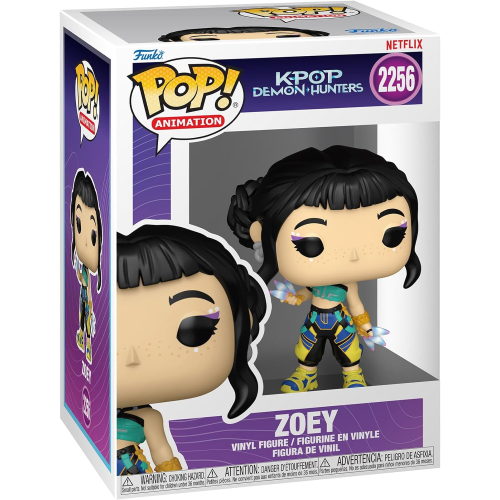 FUNKO POP K-POP DEMON HUNTERS ZOEY 2256 Figura in Vinile da Collezione - Idea Regalo - Merchandising Ufficiale