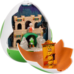 JAKKS 43224 SUPER MARIO GALAXI MOVIE, Playset Uovo di Yoshi 23 cm, con personaggi d'azione da 3,8 cm