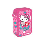 ASTUCCIO HELLO KITTY TRIPLO, con pennarelli, matite e penne | Astuccio triplo COO65
