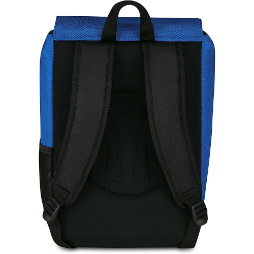 SEVEN 20F302500 ZAINO INTER, Seven Inter Zaino Calcio Doppio Scomparto Estensibile, Blu, Maxi Capienza, Schienale Preformato