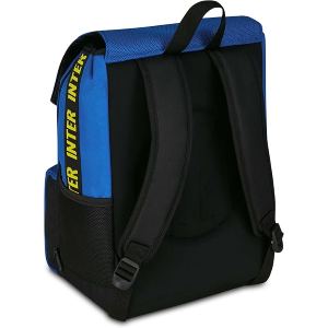 SEVEN 20F302500 ZAINO INTER, Seven Inter Zaino Calcio Doppio Scomparto Estensibile, Blu, Maxi Capienza, Schienale Preformato