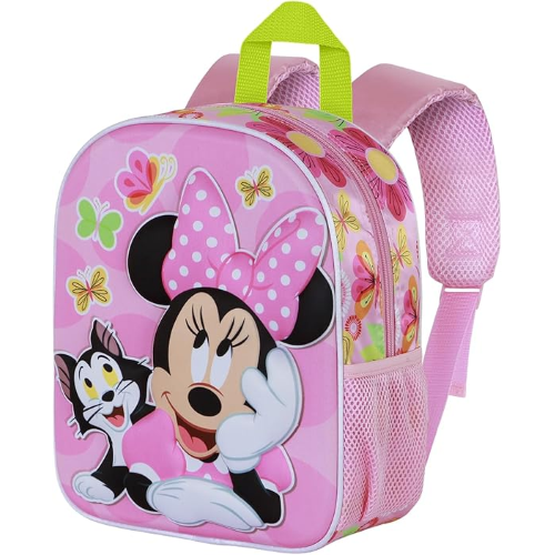 ZAINO ASILO 3D MINNIE, Zainetto 3D Elite, Rosa