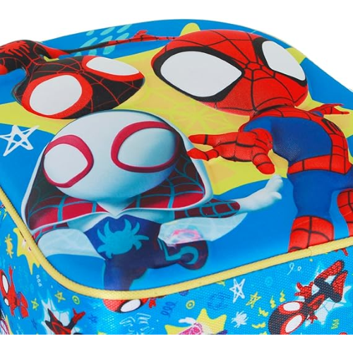 ZAINO ASILO 3D MARVEL SPIDEY, Zainetto 3D Elite, 25 x 30 cm, Capacità 7 L