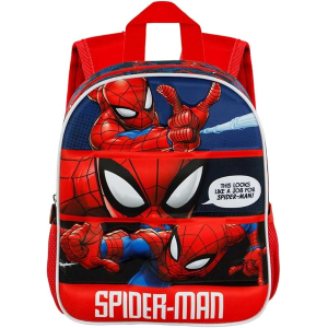 ZAINO ASILO 3D MARVEL SPIDERMAN, Zainetto 3D Elite, 25 x 30 cm, Capacità 7 L