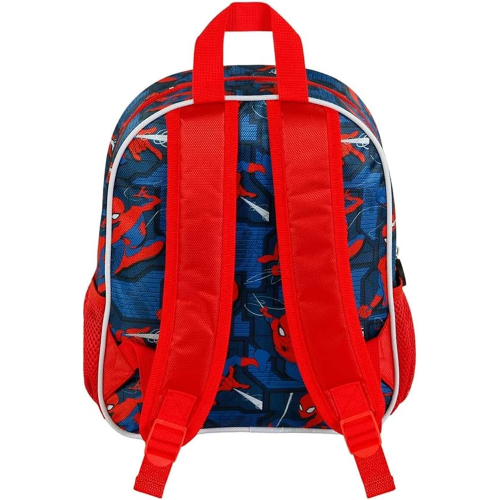 ZAINO ASILO 3D MARVEL SPIDERMAN, Zainetto 3D Elite, 25 x 30 cm, Capacità 7 L