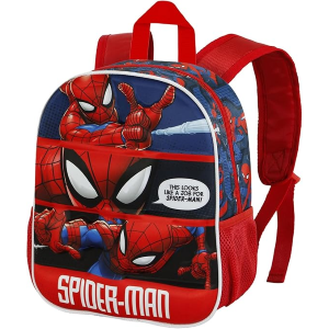 ZAINO ASILO 3D MARVEL SPIDERMAN, Zainetto 3D Elite, 25 x 30 cm, Capacità 7 L