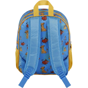 ZAINO ASILO 3D RE LEONE HAKUNA MATATA, Zainetto 3D Elite, 25 x 30 cm, Capacità 7 L