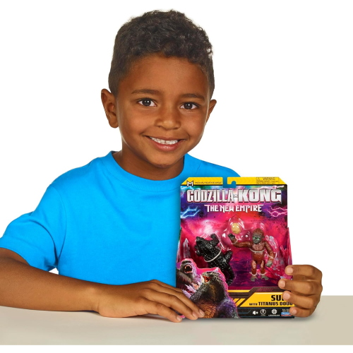 Giochi Preziosi Godzilla Per Kong Il Nuovo Impero - Suko con Dought Action Figure Da Collezione Da 15 Cm Articolato
