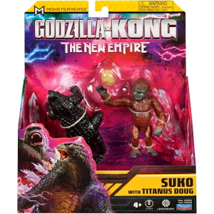 Giochi Preziosi Godzilla Per Kong Il Nuovo Impero - Suko con Dought Action Figure Da Collezione Da 15 Cm Articolato