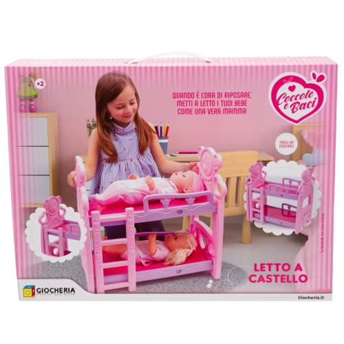 COCCOLE E BACI GGI190380 LETTINO A CASTELLO CON BEBE'