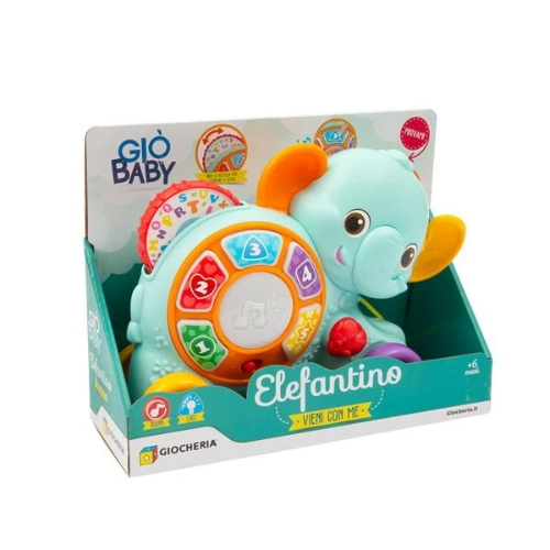 GIOCHERIA GGI240315 GIO' BABY - ELEFANTE TRAINABILE