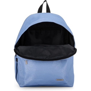 COMIX 74118LA ZAINO LUREX CELESTE, con Vano Principale, Tasca Frontale con Zip, Tasca Laterale con Top Elasticizzato