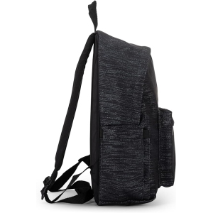COMIX 74118LN ZAINO LUREX NERO, con Vano Principale, Tasca Frontale con Zip, Tasca Laterale con Top Elasticizzato
