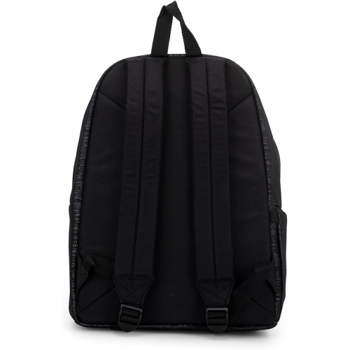 COMIX 74118LN ZAINO LUREX NERO, con Vano Principale, Tasca Frontale con Zip, Tasca Laterale con Top Elasticizzato