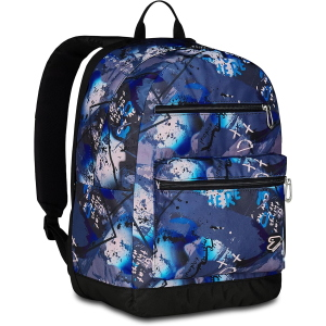 SEVEN 200102500 ZAINO SEVEN Reversible con Cuffie Wireless, Grigio Blu, Reversibile, 29 L, Scuola Media e Superiore, Zaino Ragazzo