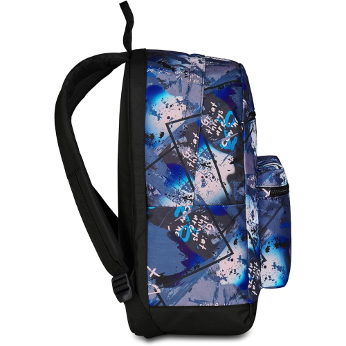 SEVEN 200102500 ZAINO SEVEN Reversible con Cuffie Wireless, Grigio Blu, Reversibile, 29 L, Scuola Media e Superiore, Zaino Ragazzo