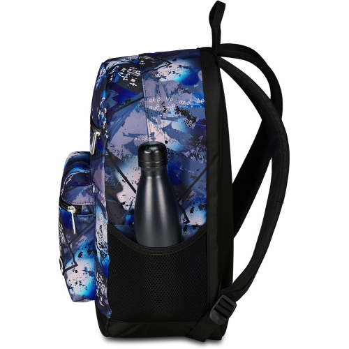 SEVEN 200102500 ZAINO SEVEN Reversible con Cuffie Wireless, Grigio Blu, Reversibile, 29 L, Scuola Media e Superiore, Zaino Ragazzo