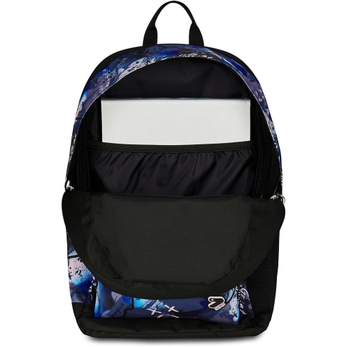 SEVEN 200102500 ZAINO SEVEN Reversible con Cuffie Wireless, Grigio Blu, Reversibile, 29 L, Scuola Media e Superiore, Zaino Ragazzo