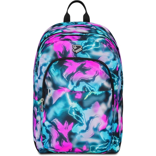 SEVEN 200102518 ZAINO SEVEN Pro XXL Detach con Cuffie Wireless, Fucsia, Tasca Porta PC e per Borraccia, 33 LITRI