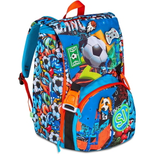 SEVEN 20C202504 ZAINO SEVEN SJ GANG BOY TINY PATCH, con Divisorio Interno, Tasca per Borraccia, 24 LITRI