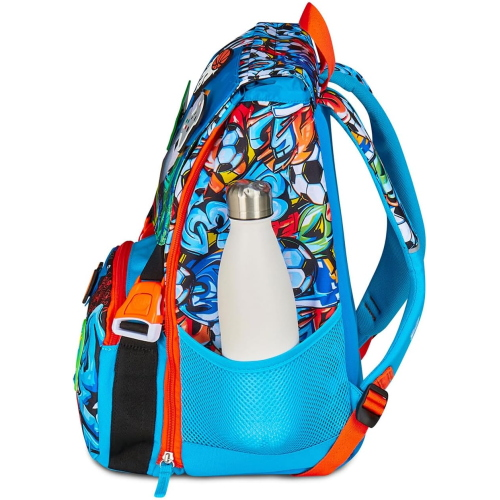 SEVEN 20C202504 ZAINO SEVEN SJ GANG BOY TINY PATCH, con Divisorio Interno, Tasca per Borraccia, 24 LITRI